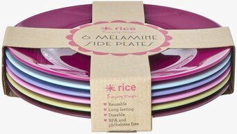 Assietter 6-Pack - Viva La Vida från Rice i färgglad design