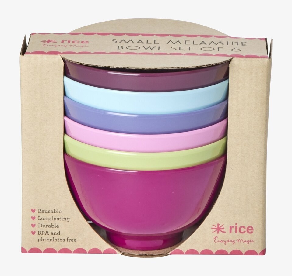 Förpackning av Rice Skål Small 6-pack - Viva La Vida skålar