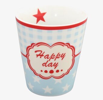 Happy Mugs - Happy Day från Krasilnikoff, färgglad mugg