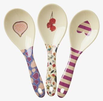 Salladssked - Viva La Vida från Rice med färgglada mönster