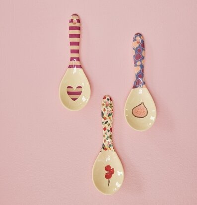 Salladssked - Viva La Vida från Rice i färgglada mönster