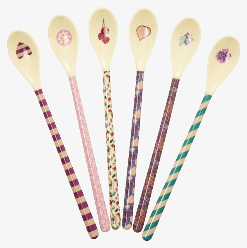 Långa Skedar - Viva La Vida från Rice i färgglada mönster