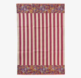 Kökshandduk Printed Stripes från Rice med livfulla mönster