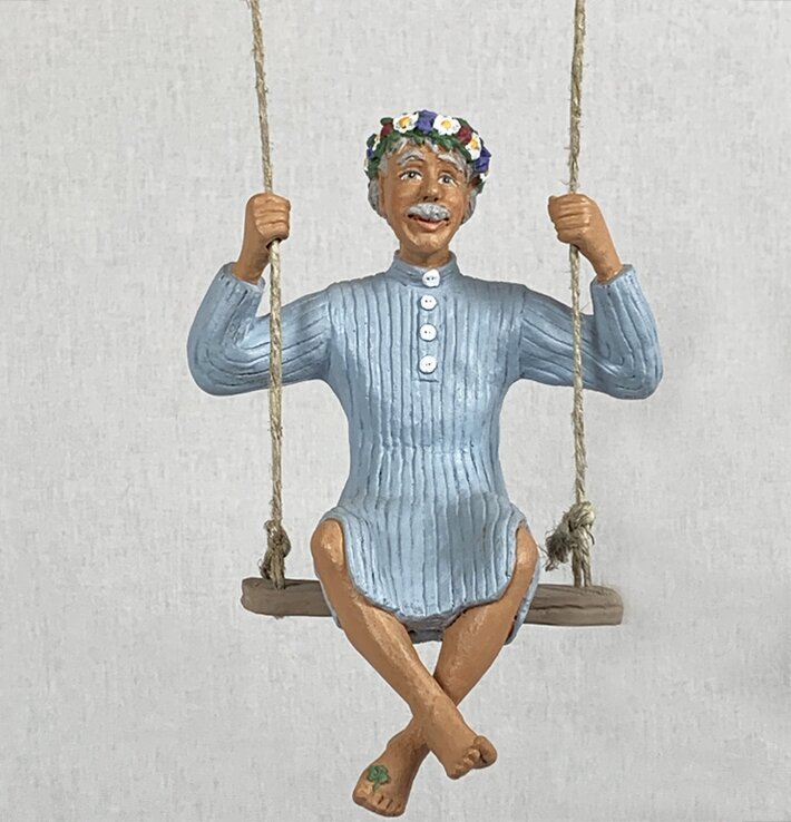 Karl-Anton I Gungan från Sverigealmanackan, handgjord figur
