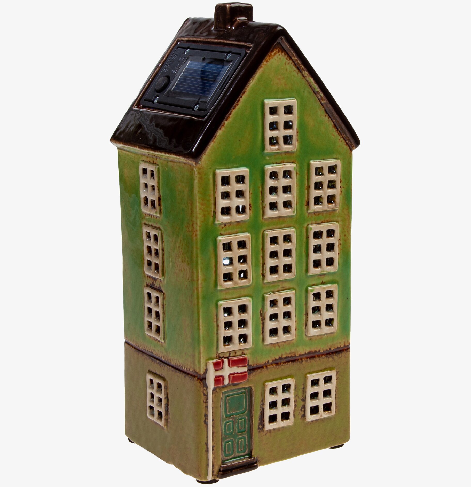 Solcellsbelysning Hus Grön från Det Gamle Apotek i trädgård