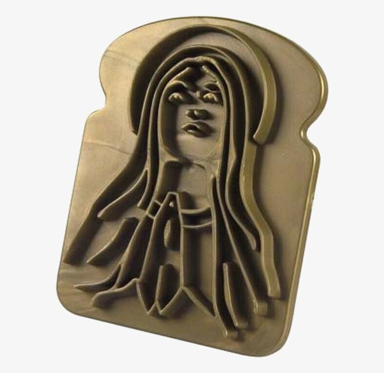 Holy Toast Brödstämpel från Excel i brunt plastmaterial