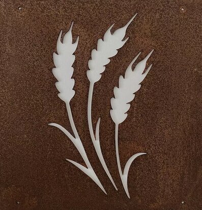 Skylt Veteax (armeringsnät) från Lind Decoration