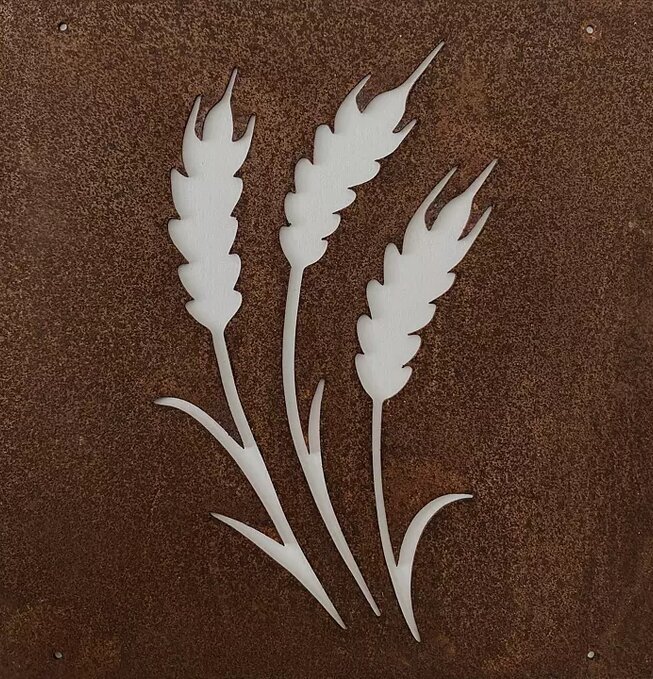 Skylt Veteax (armeringsnät) från Lind Decoration