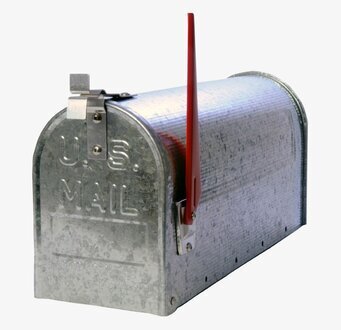 Brevlåda US Mail Box från Excel i galvaniserat stål