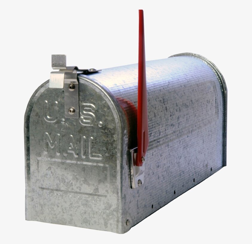 Brevlåda US Mail Box från Excel i galvaniserat stål