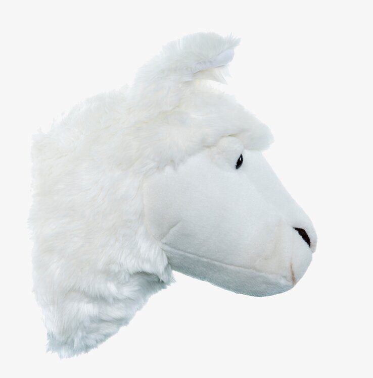 Djurhuvud Lama från Brigbys - realistisk väggdekoration