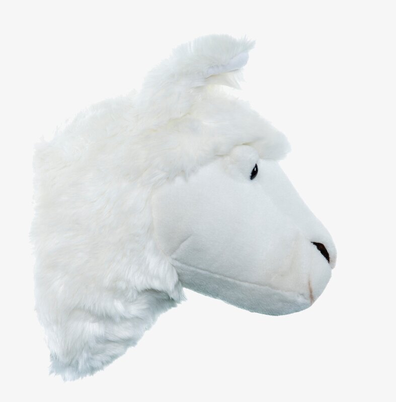 Djurhuvud Lama från Brigbys - realistisk väggdekoration