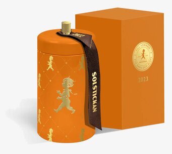 Tändsticksrör - 2023-års Design från Solstickan i orange