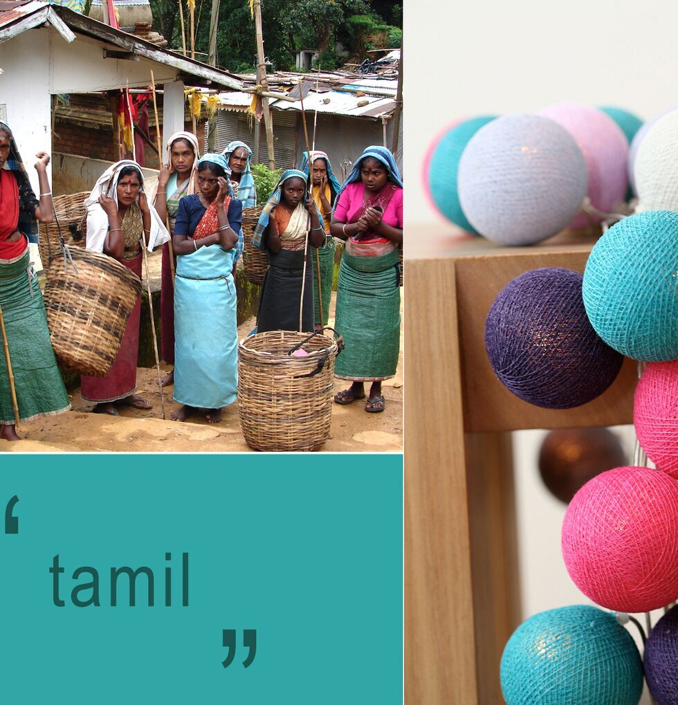 Ljusslinga Tamil 20 från Happy Lights i färgglada nyanser