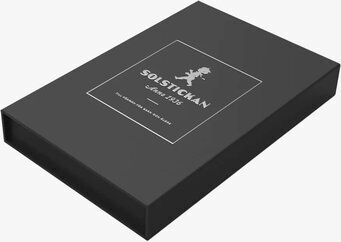 Brandfilt Svart Tablebook från Solstickan i svart fodral