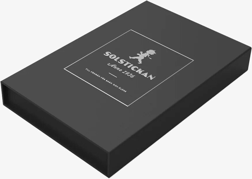 Brandfilt Svart Tablebook från Solstickan i svart fodral