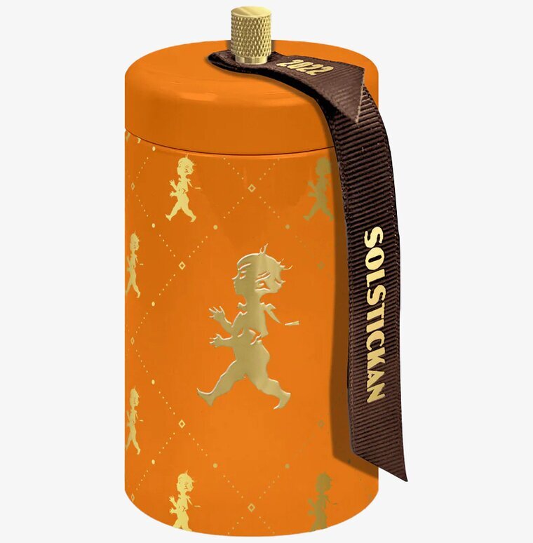 Tändsticksrör - 2023-års Design från Solstickan i orange