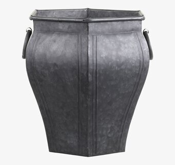 Kruka Med Handtag Antik Zink från Chic Antique i zinkfinish