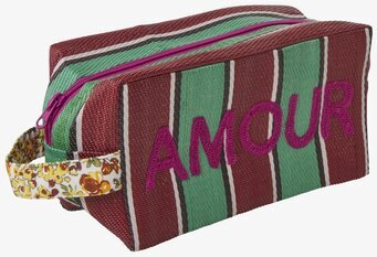 Necessär/Sminkväska Amour från Rice med färgglada mönster