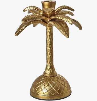 Ljusstake Palm Kronljus från Rice i gyllene metall