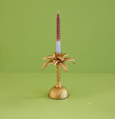 Ljusstake Palm Kronljus från Rice i gyllene metall