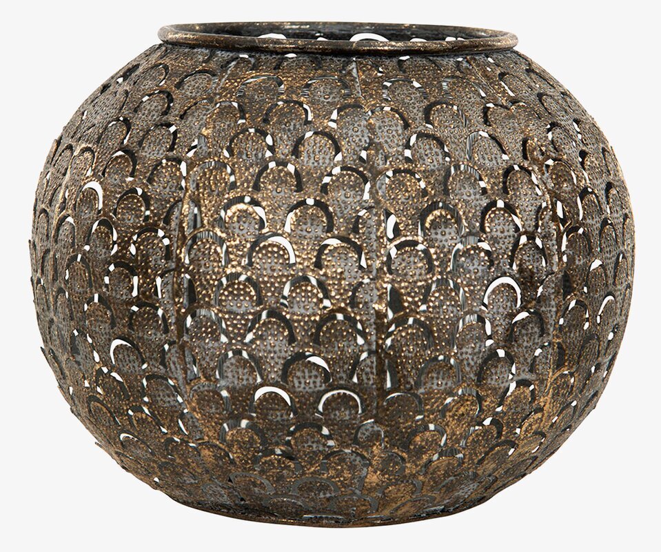 Ljuslykta Alma Leaf Antik G.Brun Stor från A Lot Decoration