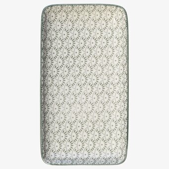 Tallrik/Fat Arés Verte från Chic Antique mot vit bakgrund