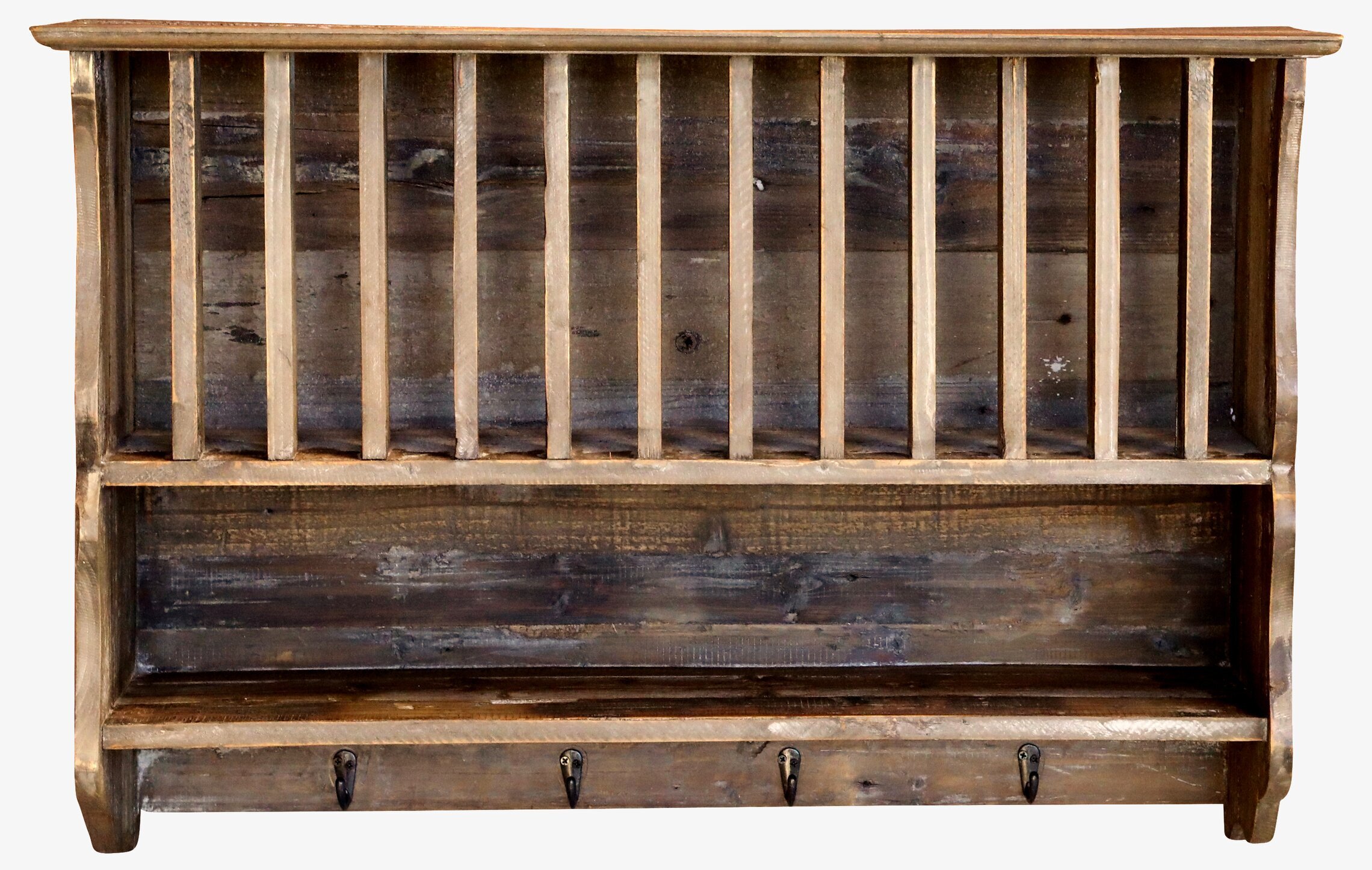 Tallrikshylla Natur från Chic Antique i robust trä