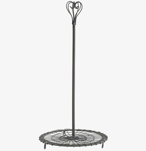 Pappershållare Antik Zink från Chic Antique med hjärtdetalj