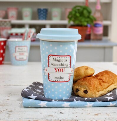 Happy To Go - Magic Is Something termosmugg från Krasilnikoff