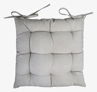 Stolsdyna Linne från Chic Antique med kviltat linnetyg