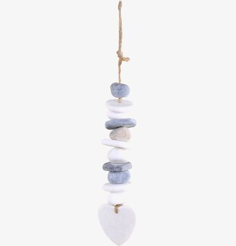 Hängande Dekoration Hjärta från Chic Antique med stenar