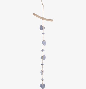 Hängande Dekoration Hjärtan från Chic Antique på hampasnöre