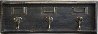 Klädhängare 3 Krokar från Chic Antique med mörk finish