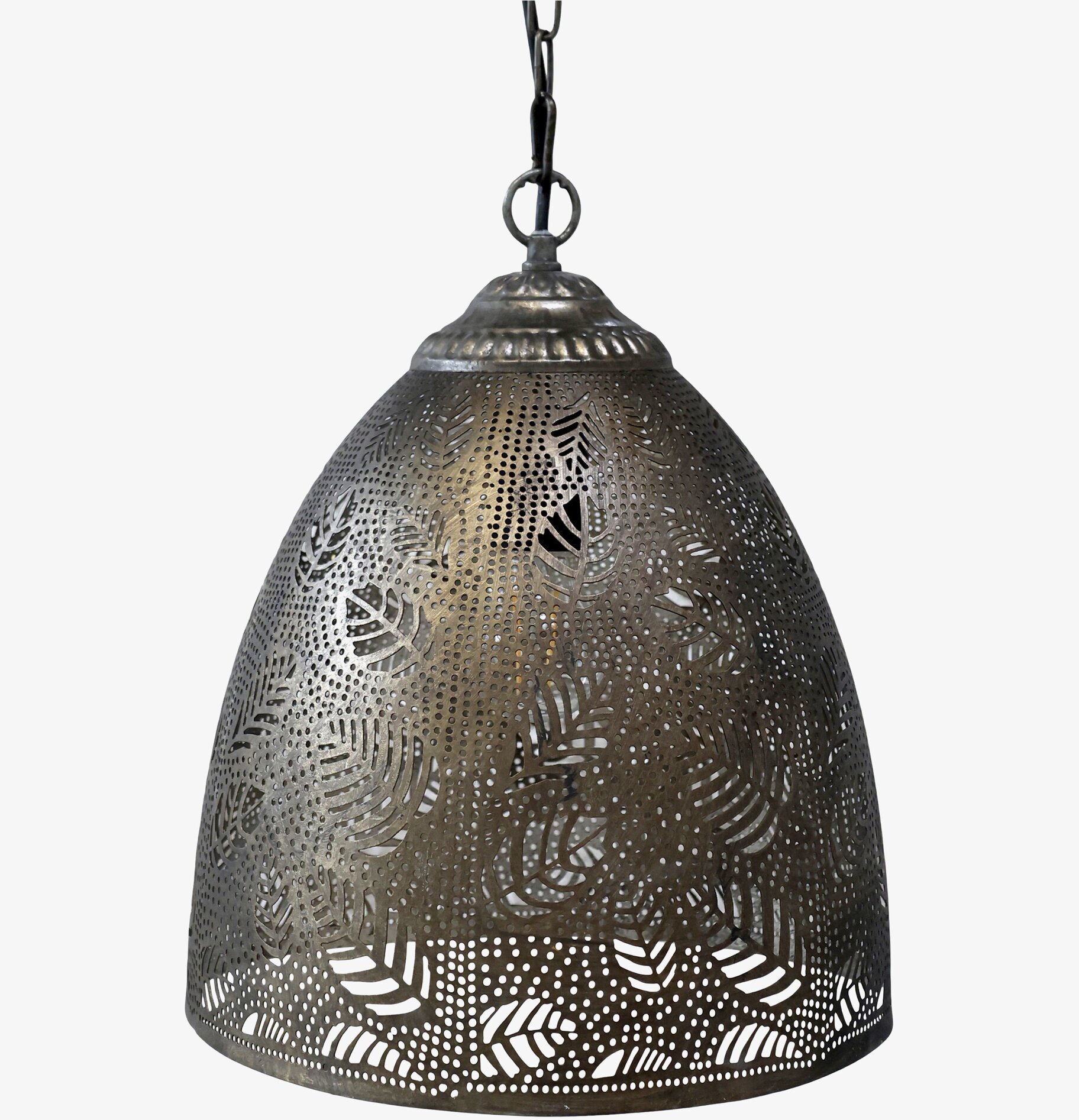 Taklampa Vire Antique Bronze från Chic Antique i närbild