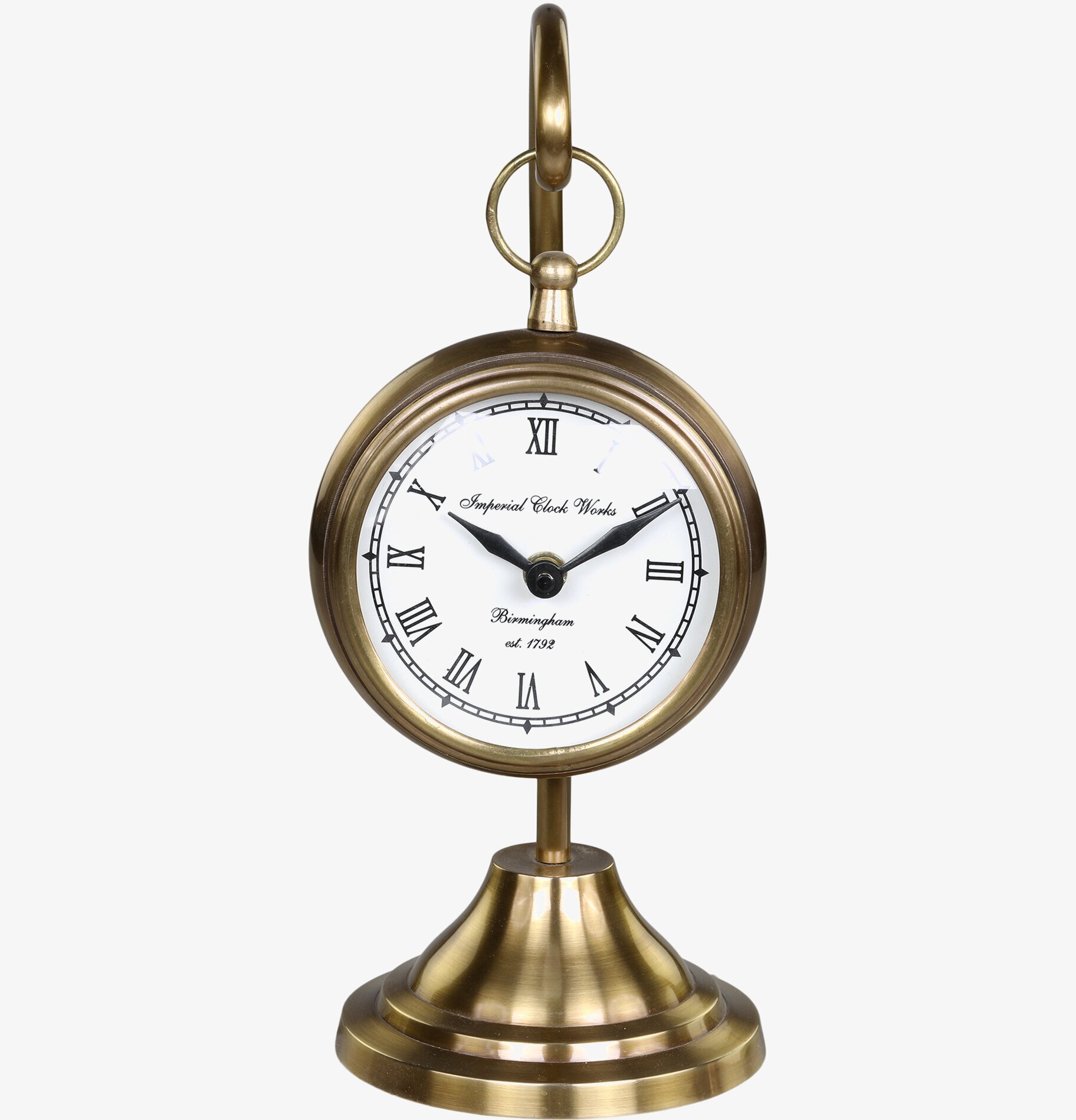 Klocka På Fot Mässing från Chic Antique med elegant design