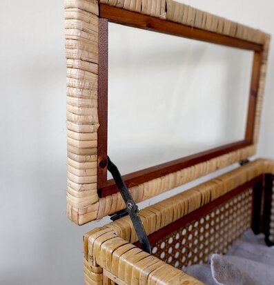 Förvaringslådor Set/2 Flätad Rotting från Chic Antique