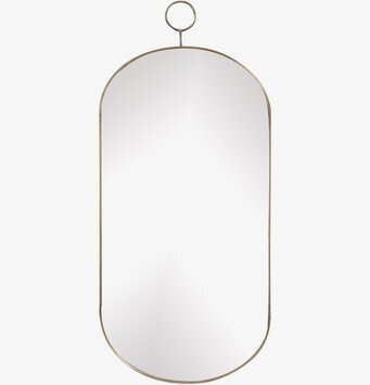 Spegel Antik Mässing Stor från Chic Antique, elegant design