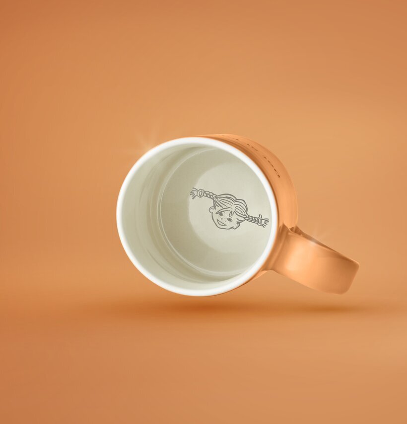 Mugg Astrid Lindgren - Det är ingen ordning på allting.. från Design House Stockholm