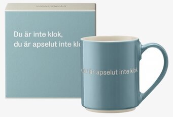 Mugg Astrid Lindgren - Du är inte klok, Design House Stockholm