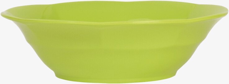 Djup Tallrik - Grön från Rice mot vit bakgrund, melamin