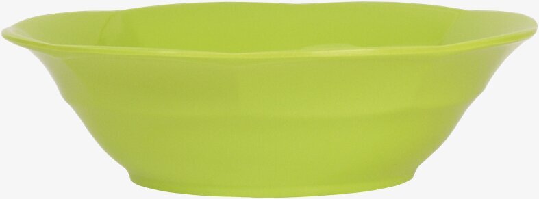 Djup Tallrik - Grön från Rice mot vit bakgrund, melamin