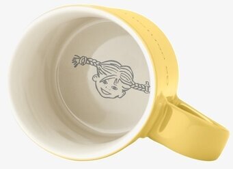 Mugg Astrid Lindgren - Fina lilla krumelur, jag vill inte bliva stur från Design House Stockholm