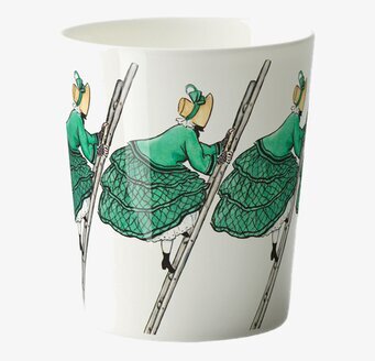 Porslinsmugg Elsa Beskow - Tant Grön från Design House Stockholm