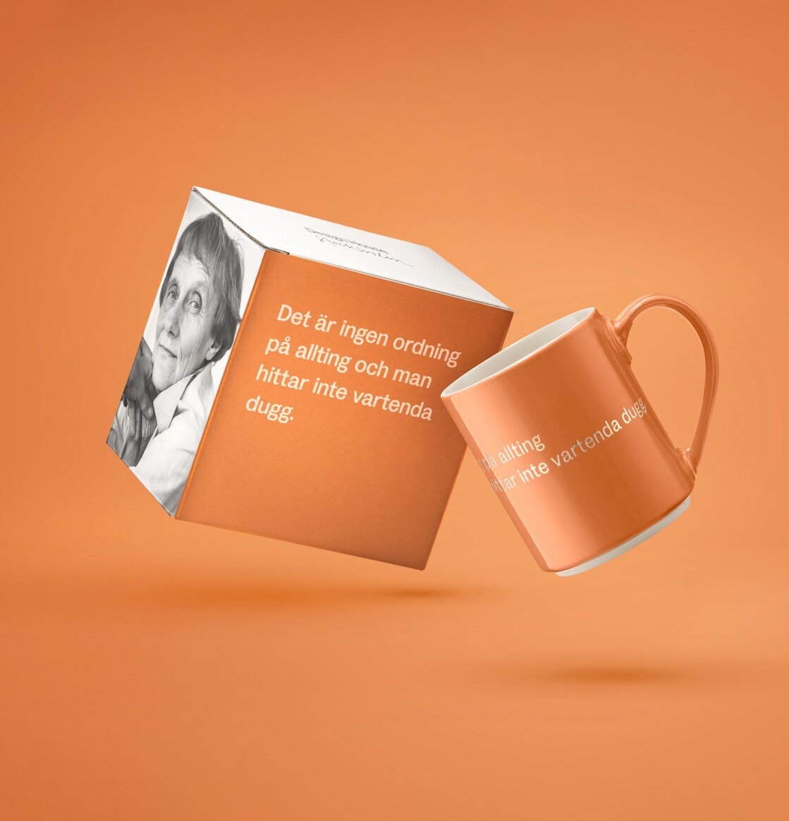 Mugg Astrid Lindgren - Det är ingen ordning på allting.. från Design House Stockholm