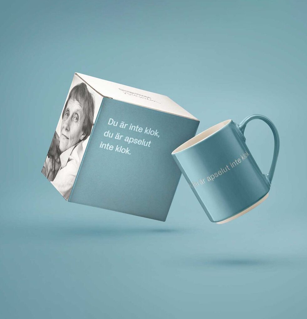 Mugg Astrid Lindgren - Du är inte klok, Design House Stockholm