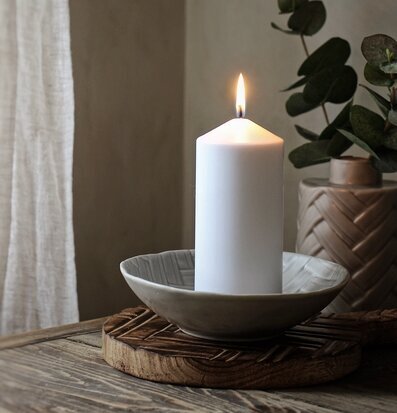 Djup Tallrik/Skål Herringbone från Majas Cottage på träbord