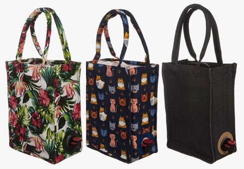 Väska Canvas Bag In Box från Different Design i tre mönster