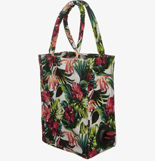 Väska Canvas Bag In Box från Different Design med blommönster