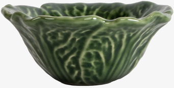 Skål Veggie Grön Small från By ON i keramik, bladformad